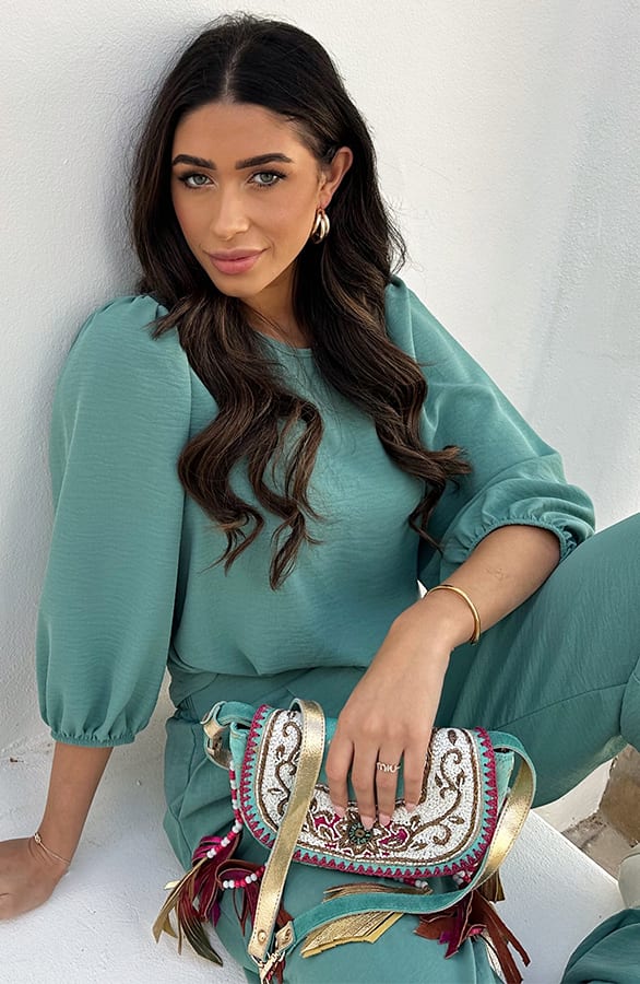 Mila Pantalon Mint Petite – shoparchief, foto 2