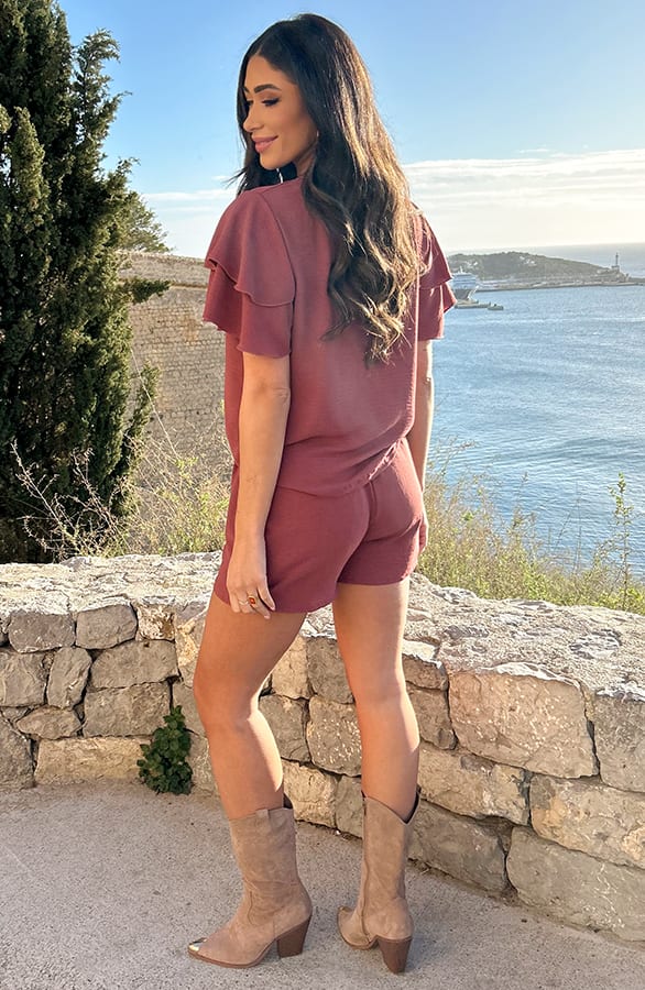Mila Ruffle Top Dust Roze 2.0 – tops, foto 8