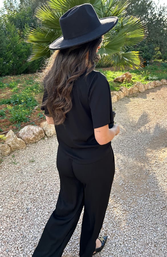 Mon Amour Hose Schwarz, Hosen, Foto 4