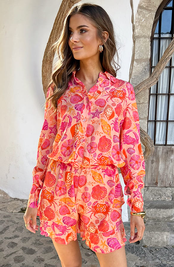 Yves Blouse Shell Koraal – shoparchief, foto 5