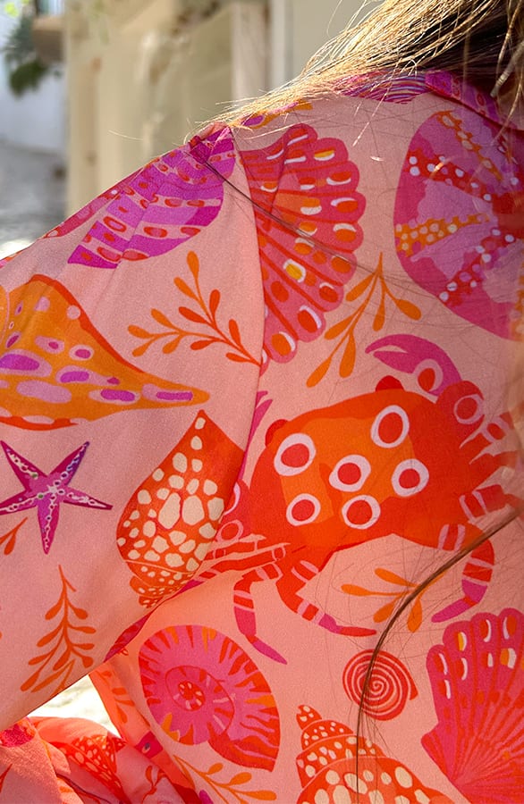 Yves Blouse Shell Koraal – shoparchief, foto 8