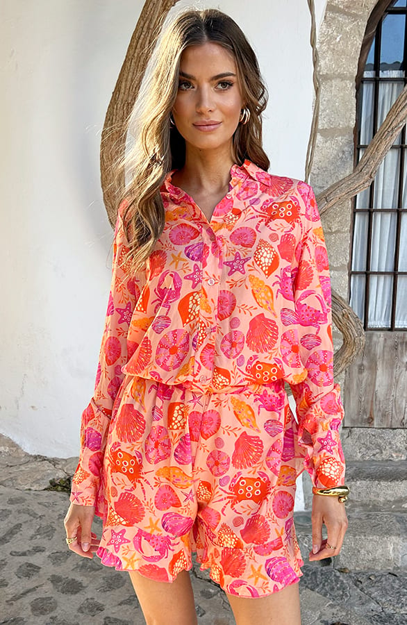 Yves Blouse Shell Koraal – shoparchief, foto 7