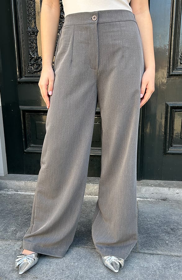 Detailed Pantalon Grijs – shoparchief, foto 1