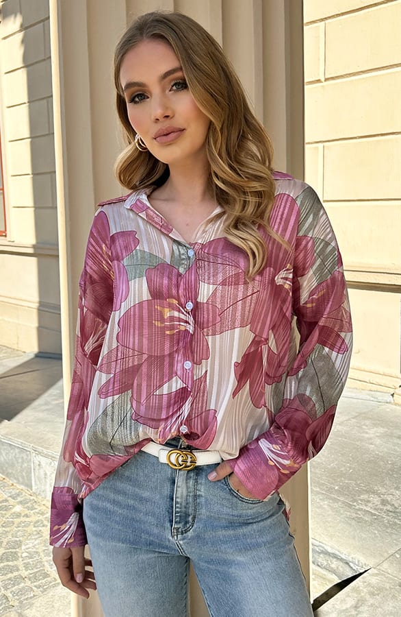 Luxury Botanic Bluse Dust Rosa, Shoparchiv, Foto 2