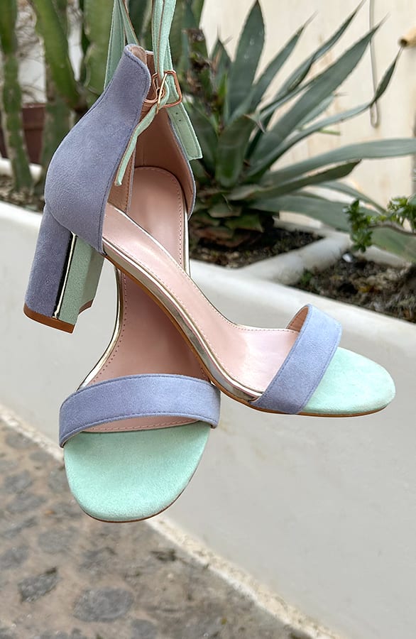 Luxury High Heels Blue Mint – shoparchief, foto 3
