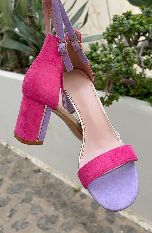 Luxury High Heels Fuchsia Lila – shoparchief, foto 4