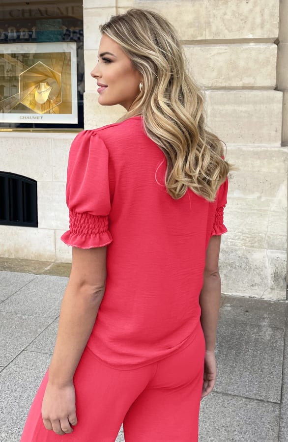 Mila Pantalon Koraal Petite – shoparchief, foto 3
