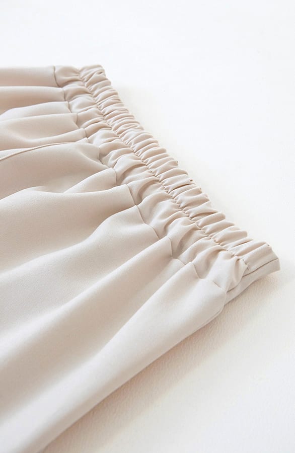Pantalon Wide Leg Beige – broeken, foto 9