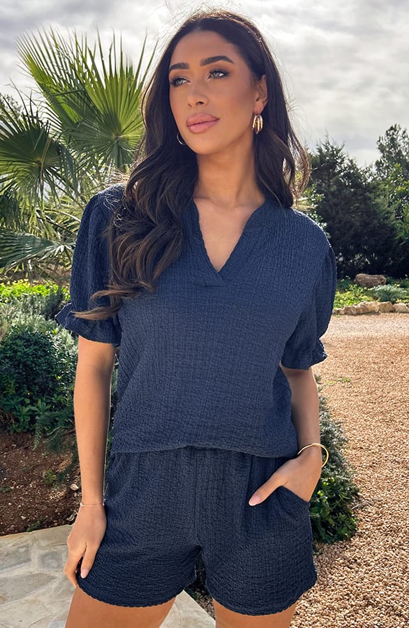 Smocked Short Sevilla Marine 2.0 – shoparchief, foto 5