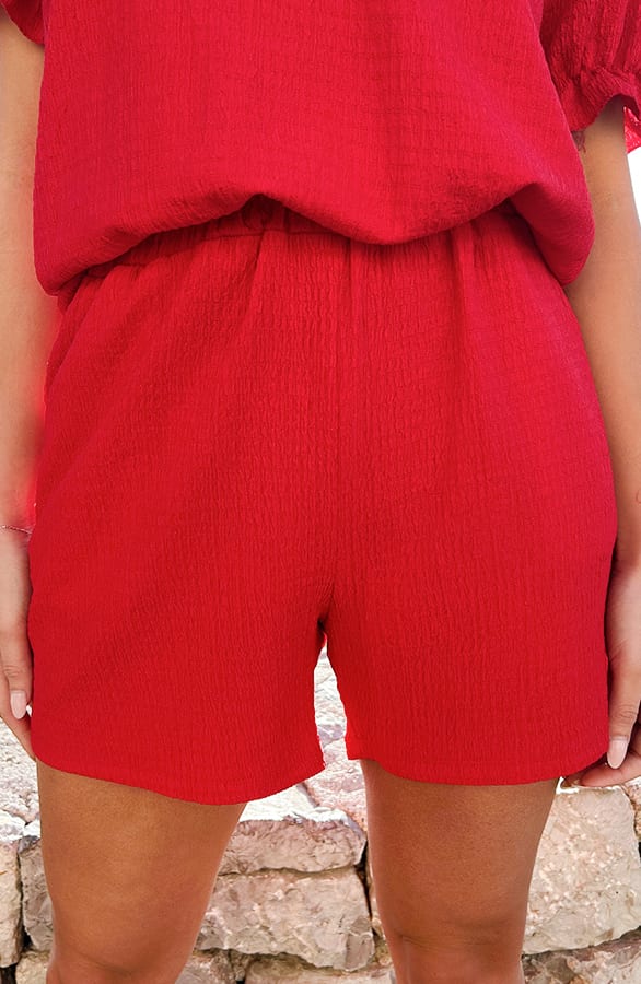 Smocked Short Sevilla Red 2.0 – shoparchief, foto 1