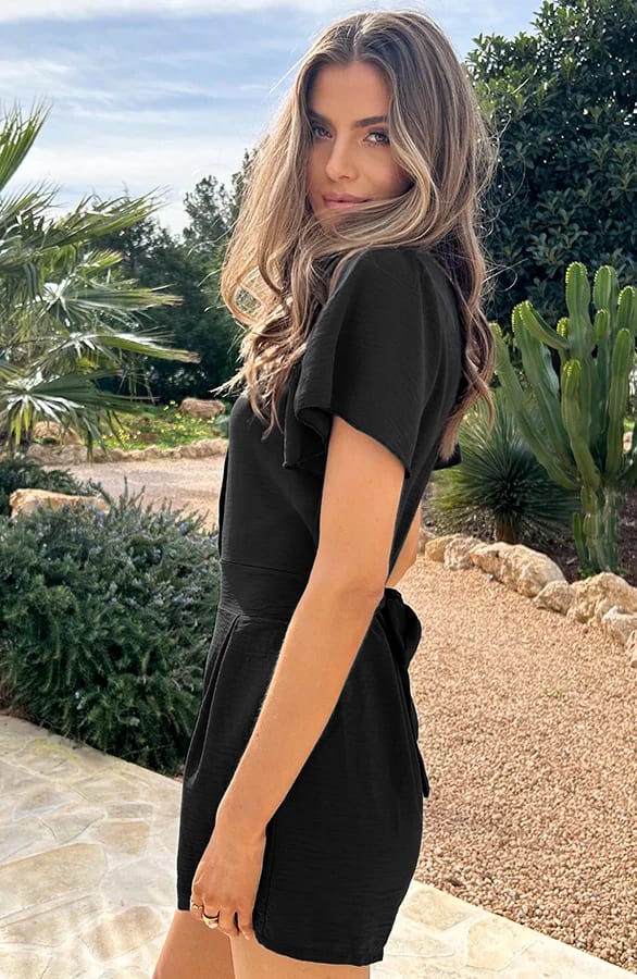 Toscane Playsuit Zwart – shoparchief, foto 2