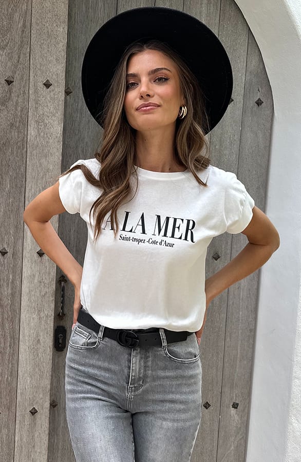 A La Mer Art Work Top – shoparchief, foto 6