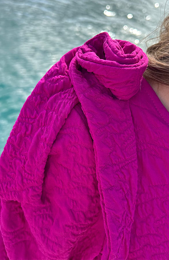 A Symmetric Rose Jurk Raspberry – jurken, foto 4