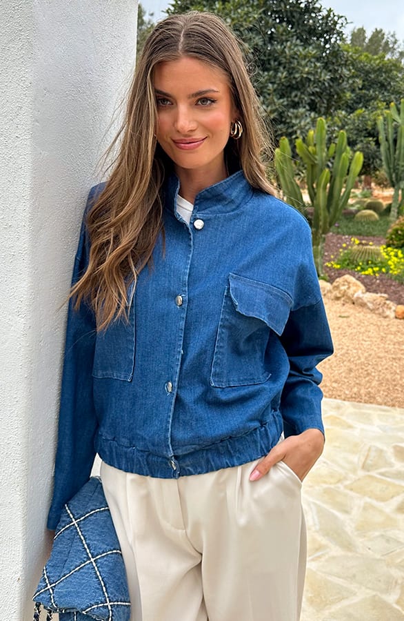 Bomber Jacket Denim – jassen, foto 4