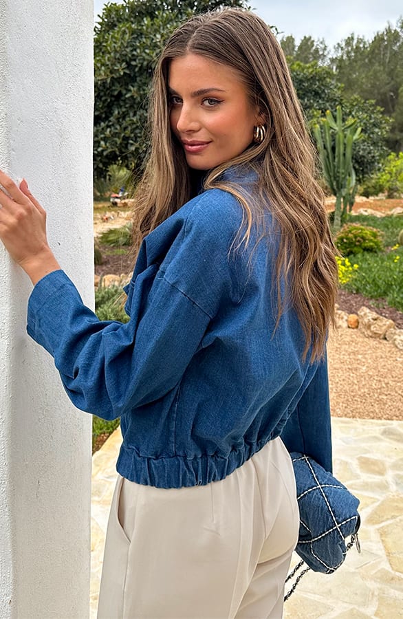Bomber Jacket Denim – jassen, foto 5