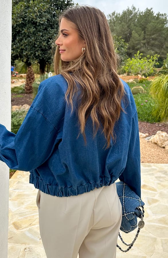 Bomber Jacket Denim – jassen, foto 3