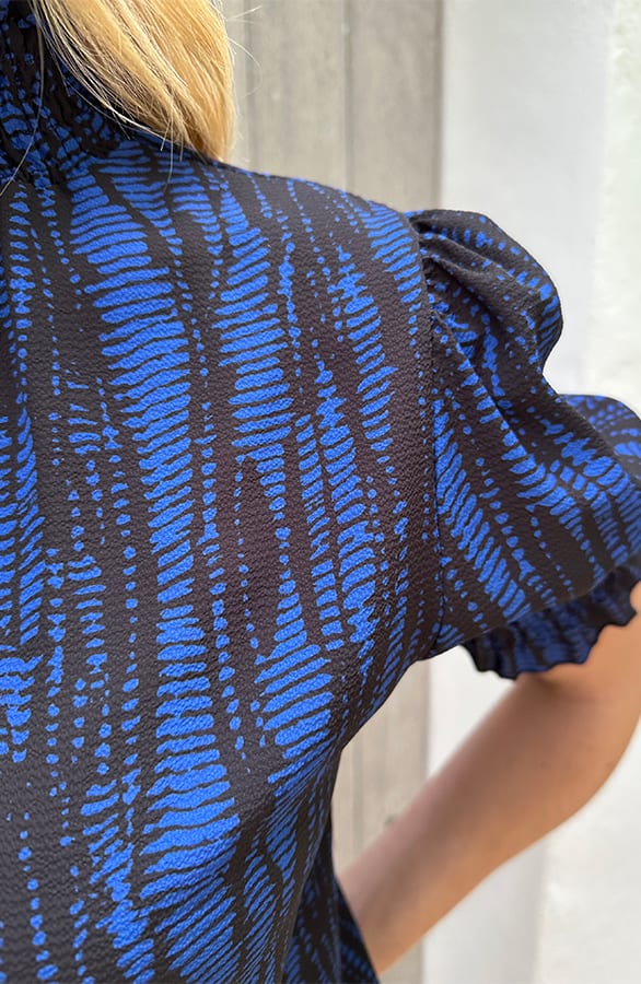 Col Top Print Deluxe Kobalt – tops, foto 7