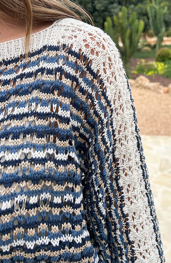 Gehaakte Top Lurex Blauw – shoparchief, foto 7