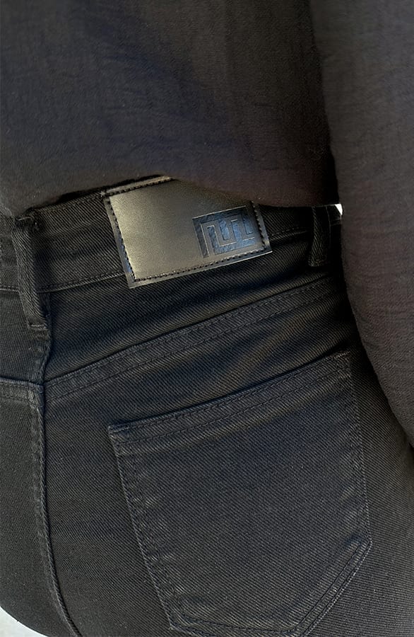 High Waist Stretch Skinny Jeans Black FMH – spijkerbroeken, foto 4