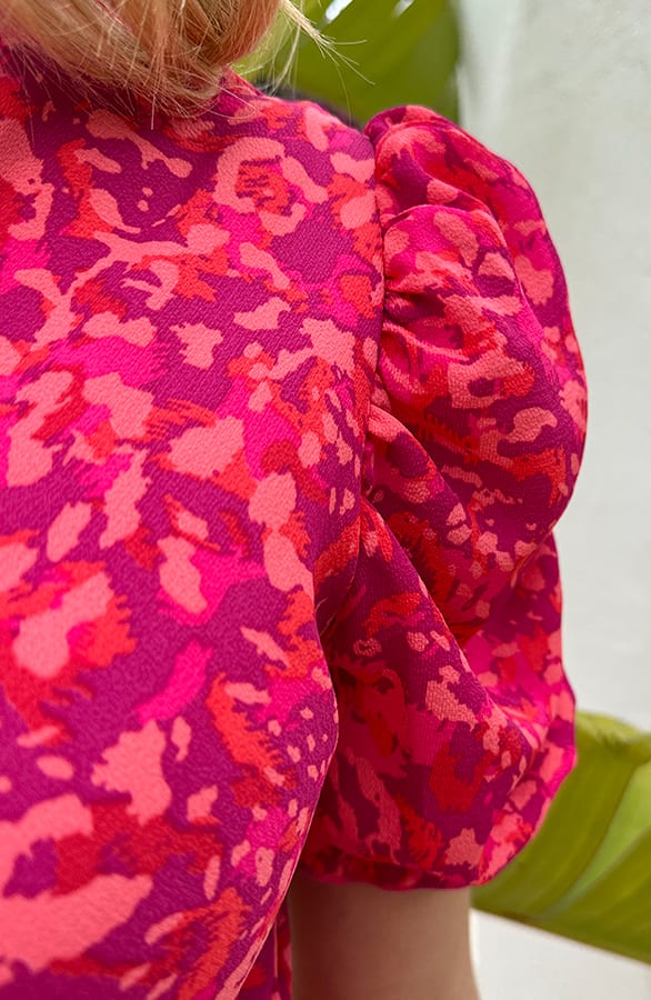 Las Salinas Jurk Fuchsia Koraal – jurken, foto 8