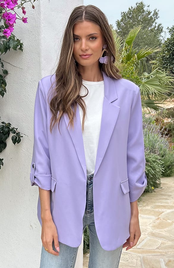 Oversized Blazer Limited Lila – shoparchief, foto 11