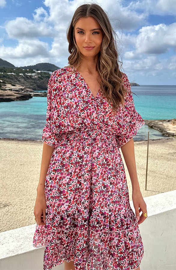 Ruffle Lagen Kleid Gigi Floral, Kleider, Foto 5