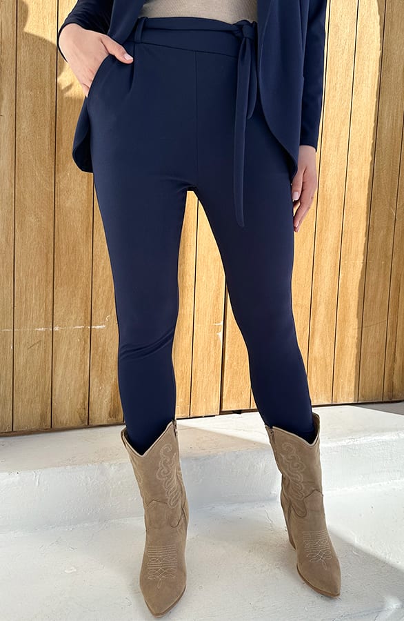 Strik Broek Basic Marineblauw – shoparchief, foto 5