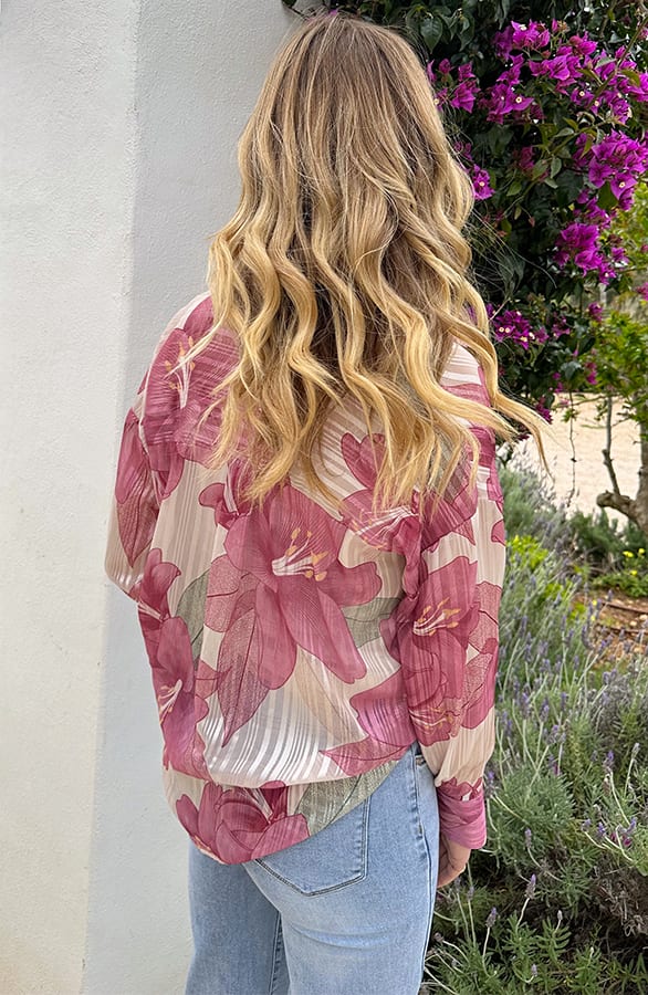 Luxury Botanic Bluse Dust Rosa, Shoparchiv, Foto 7