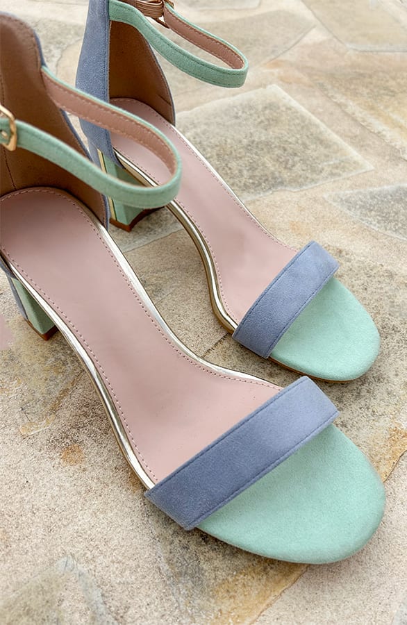 Luxury High Heels Blue Mint – shoparchief, foto 4
