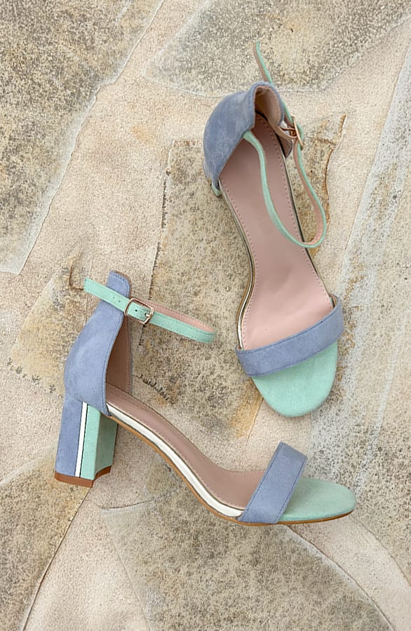Luxury High Heels Blue Mint – shoparchief, foto 1
