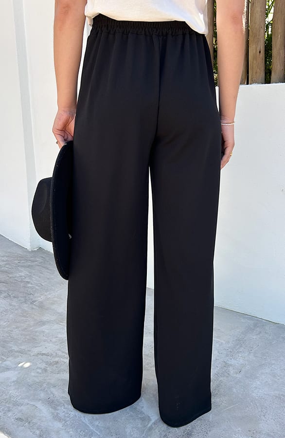Scuba Split Pantalon Zwart Petite – shoparchief, foto 3