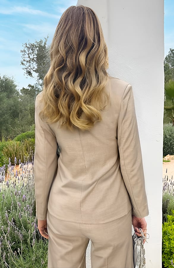 Ultimate Muse Button Blazer Dark Beige – shoparchief, foto 3