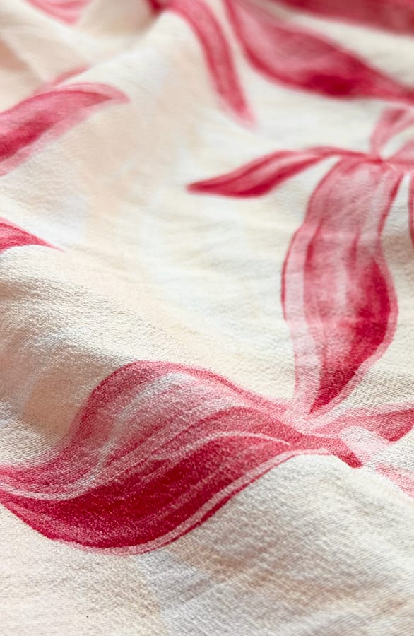 Viscose Bluse mit Blumenprint Dust Rosa, Blusen, Foto 7