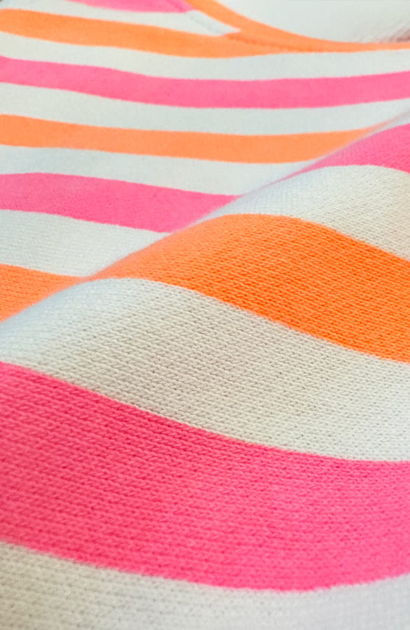 Oversized Stripe T-Shirt Fuchsia, Tops, Foto 4