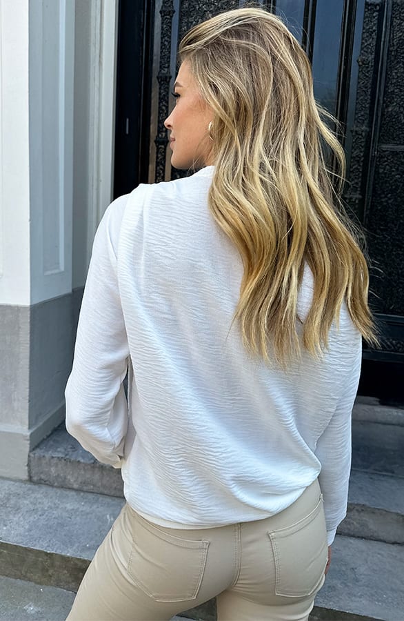 Mila Most Needed Blouse Ecru – tops, foto 4