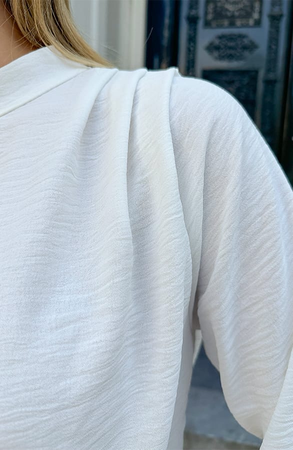 Mila Most Needed Blouse Ecru – tops, foto 5