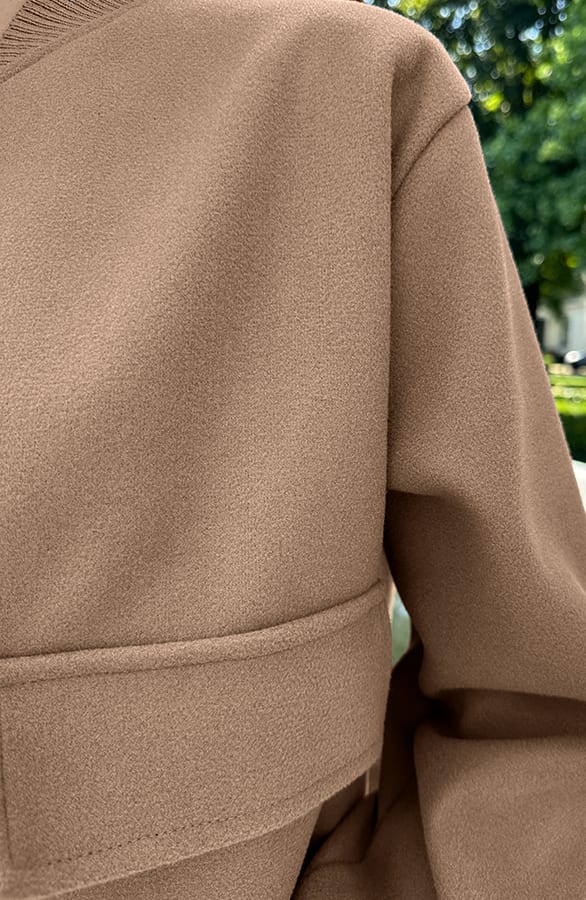 Soft Bomberjacket Camel, Mäntel, Foto 5