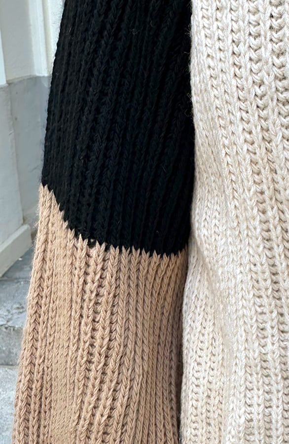 Soft Oversized Trui Color Block – truien, foto 8