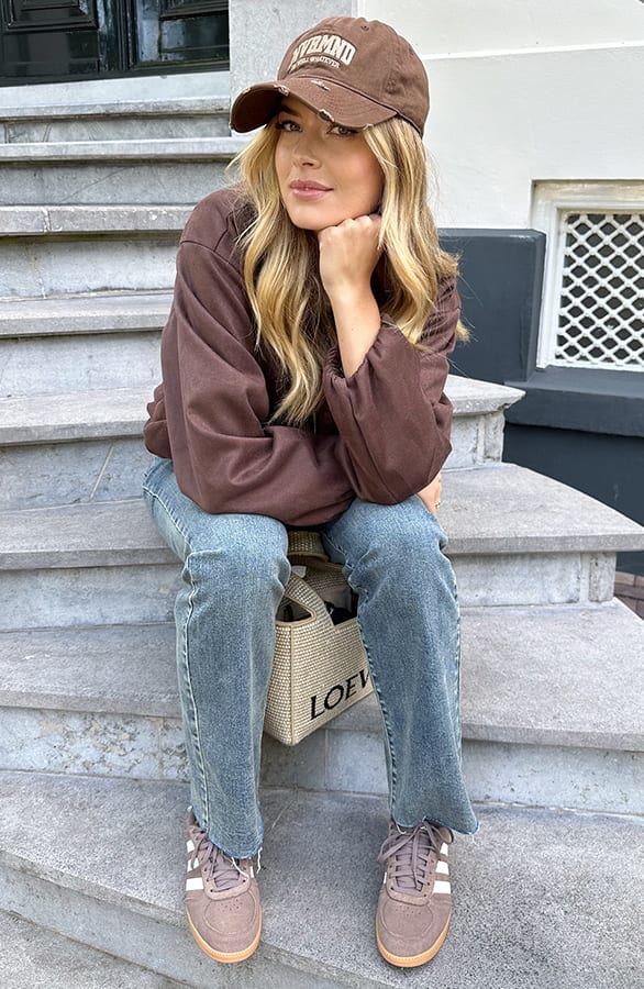 Wide Leg Jeans Stone Wash Stretch FMH – spijkerbroeken, foto 4