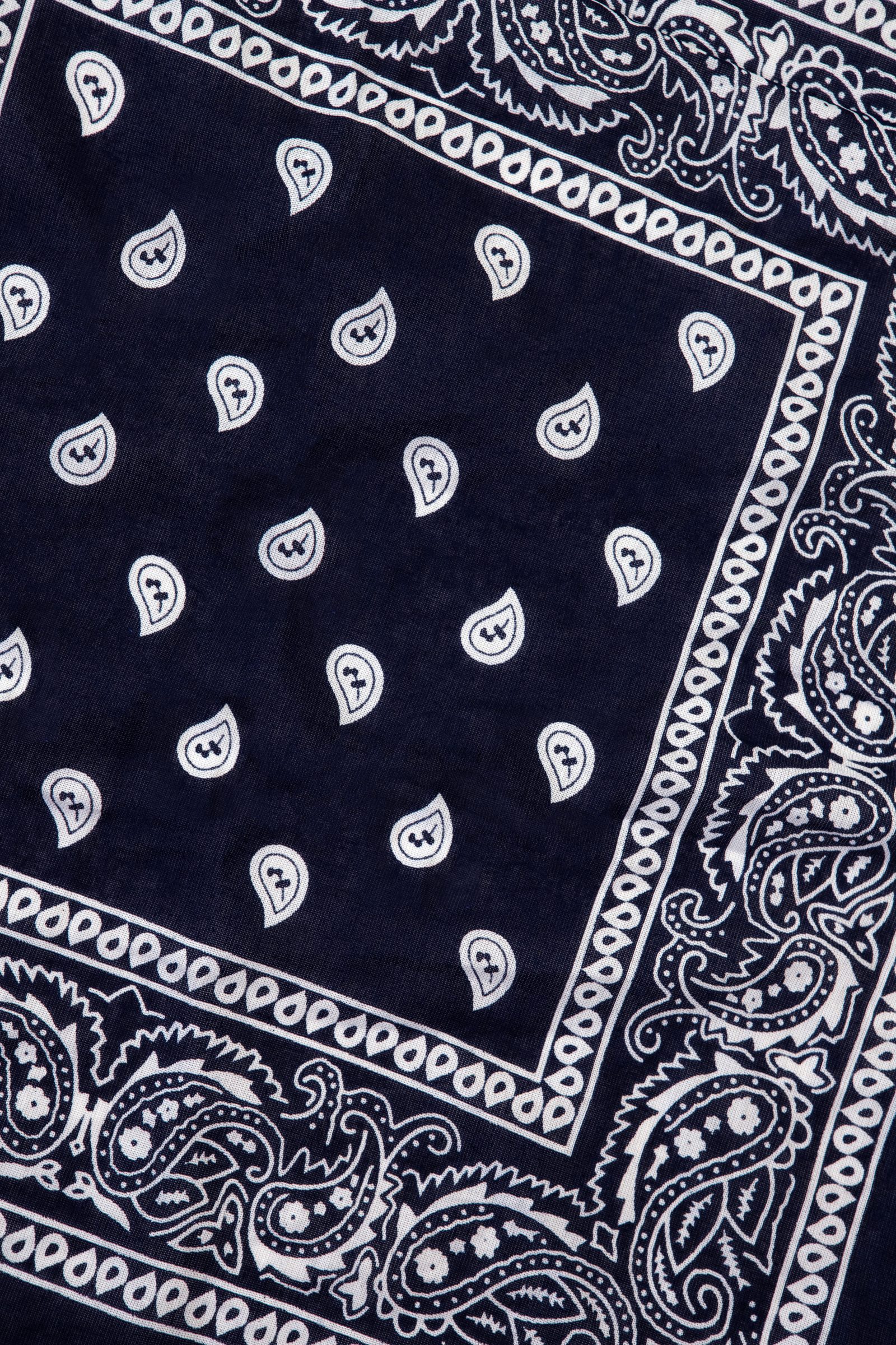 Classic Bandana Paisley Sjaal Marine – alle accessoires, foto 4