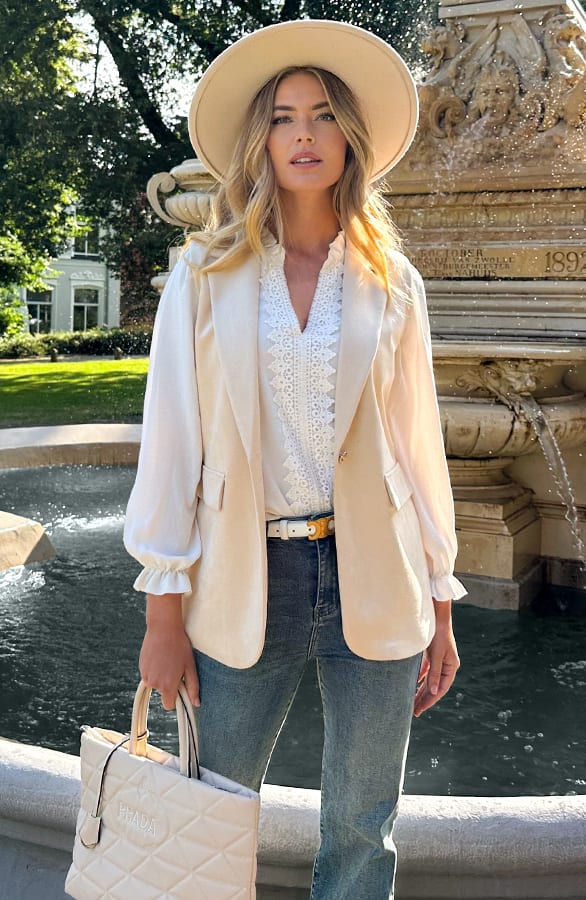 Wide Leg Jeans Stone Wash Stretch FMH – spijkerbroeken, foto 8