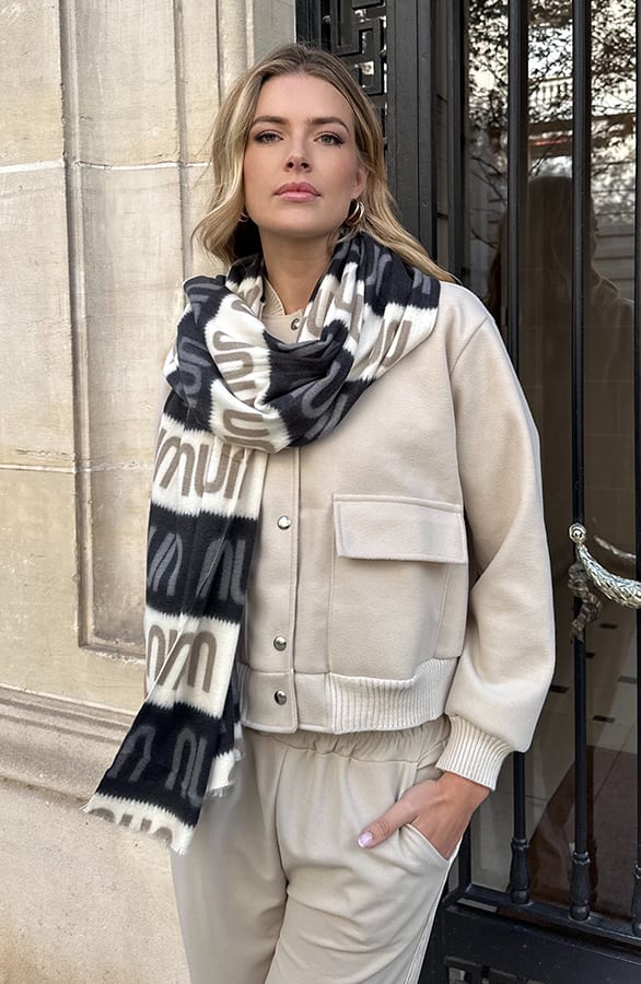 Fashion Statement Sjaal Zwart – shoparchief, foto 2