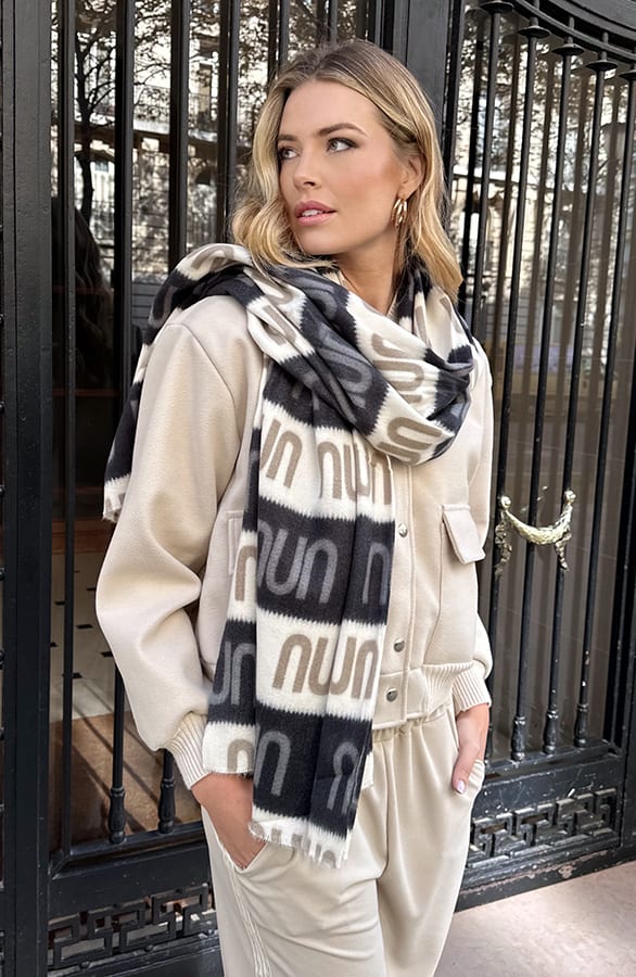 Fashion Statement Sjaal Zwart – shoparchief, foto 5
