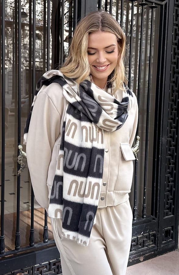 Fashion Statement Sjaal Zwart – shoparchief, foto 6