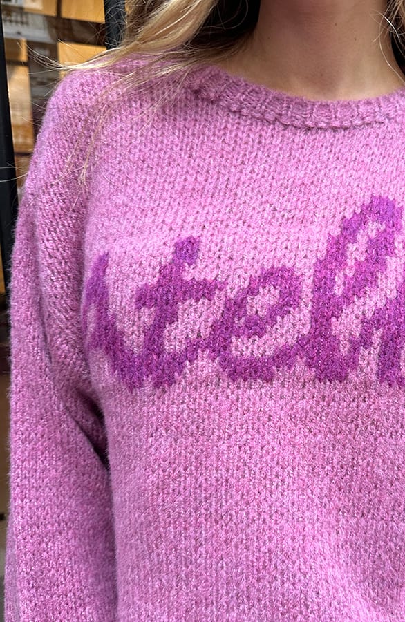 Knitted Atelier Trui Mauve – truien, foto 6