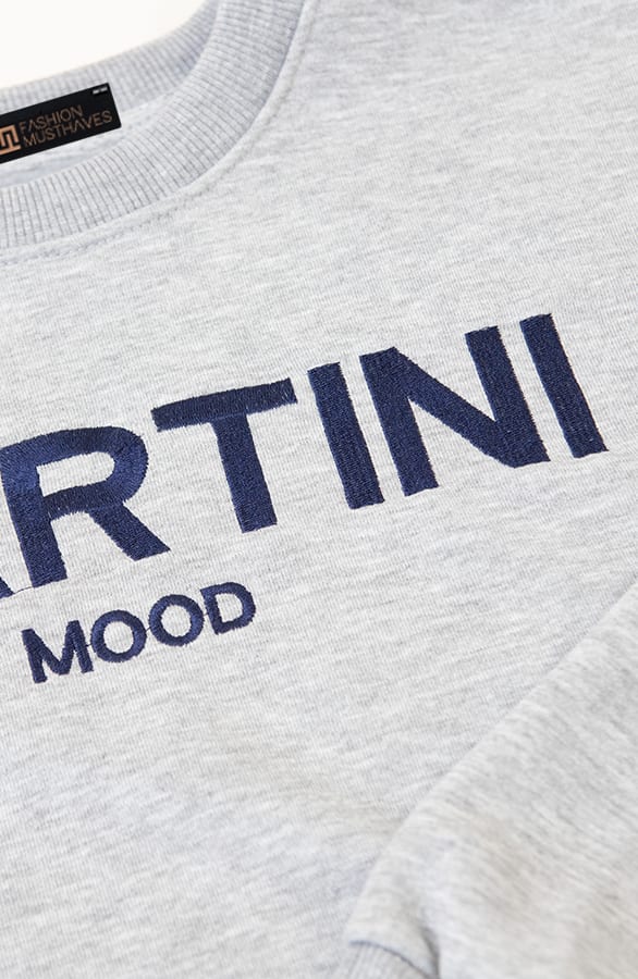 Martini Mood Sweater Grijs – shoparchief, foto 3