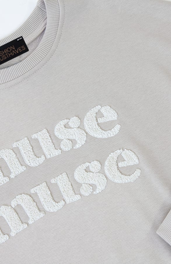 Muse Muse Sweater Beige – truien, foto 3