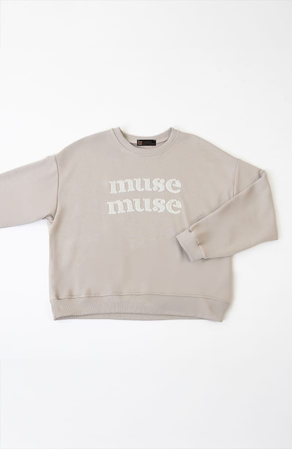 Muse Muse Sweater Beige – truien, foto 2