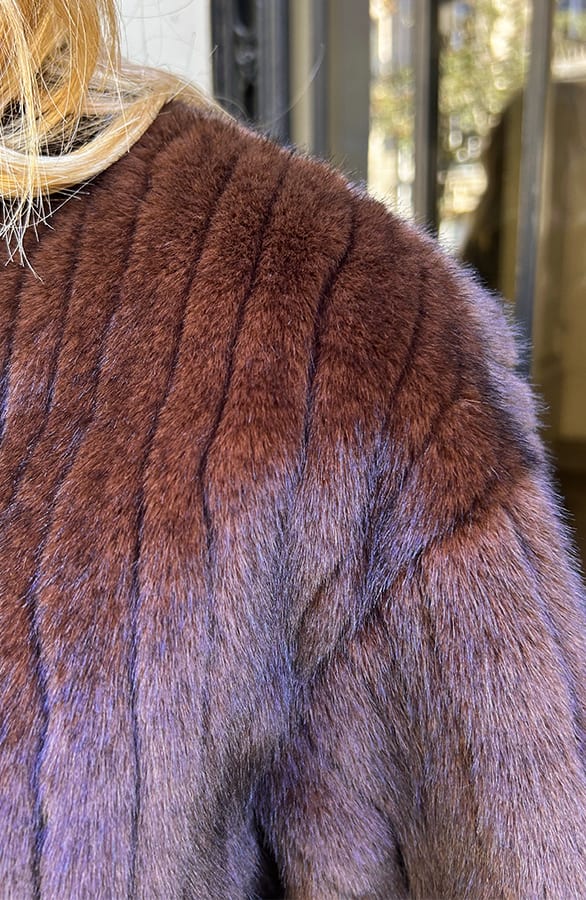 Soft Faux Fur Jacket Brown – alle kleding, foto 7