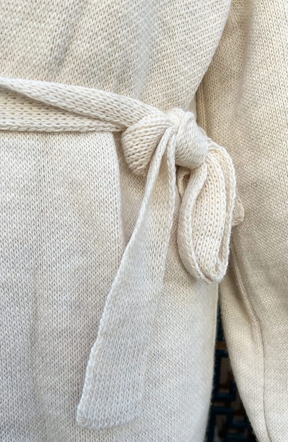 Wrap Knitted Cardigan Beige, Westen, Foto 9